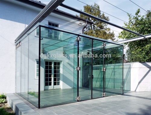 laminated glass for outdoor glass room