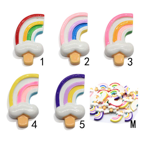 Bunte Eis am Stiel Harz Flatback Cabochon Perlen Simulation Lebensmittel DIY Handwerk Zubehör Mädchen Ohrring Anhänger Schmuck Finding