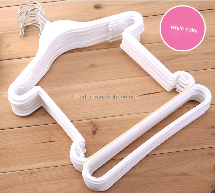 Custom logo sets new born small plastic baby hangers for shop display