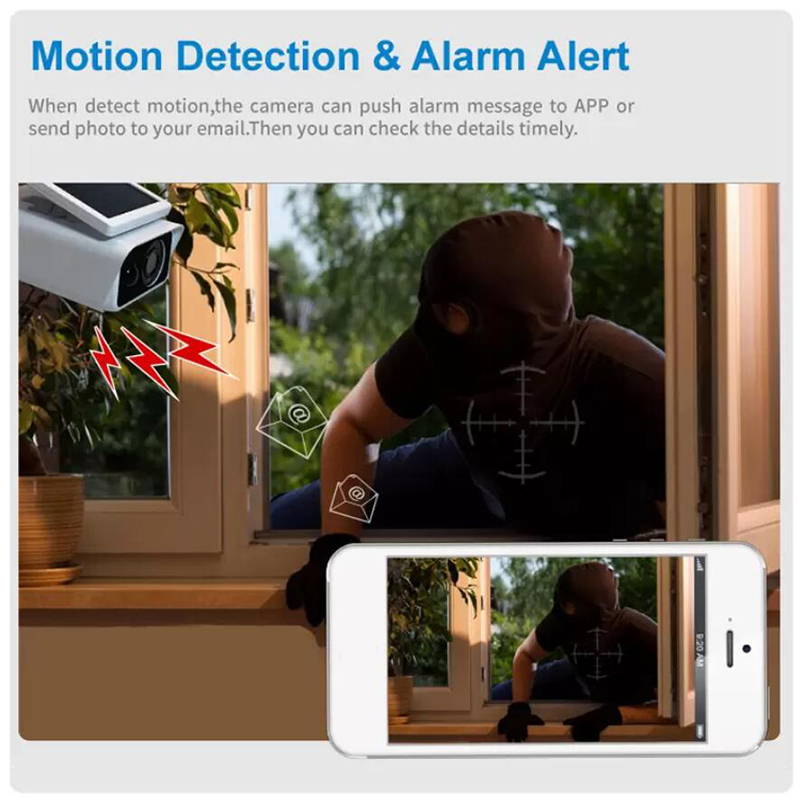 Alarm Alert Solar Camera