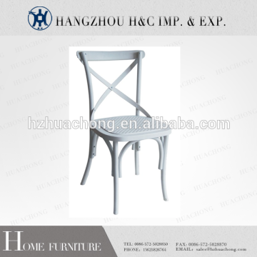 Popular Wholesale Resin Cross Back Chair HC-P010