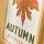 Autumn Sign Pumple Maple Leaf Wall Signs