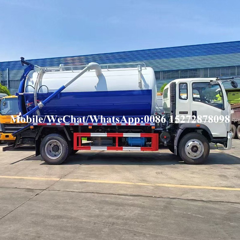 Camión de succión de aguas residuales de Howo (5) HOWO Sewage Suction Truck (5)