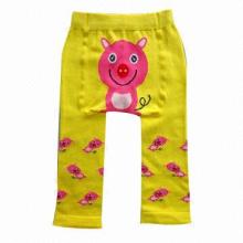 Baby jacquard cotton tights/customized tights/baby tights, smooth Rosso toe