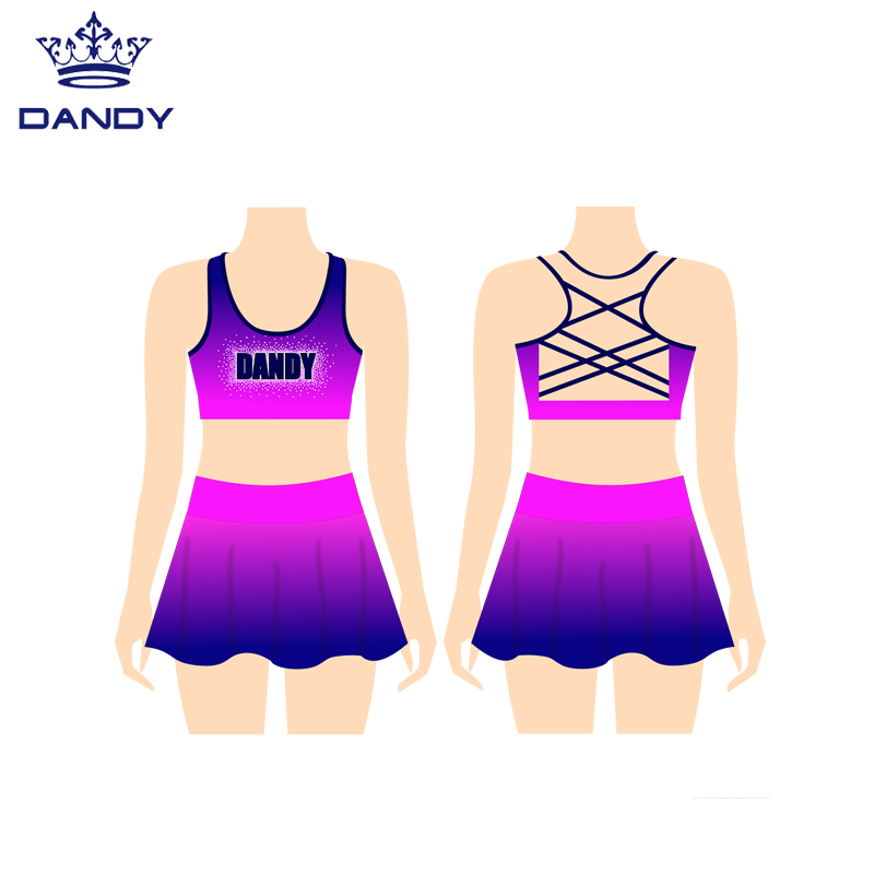 Aangepaste cheerleading teams uniform