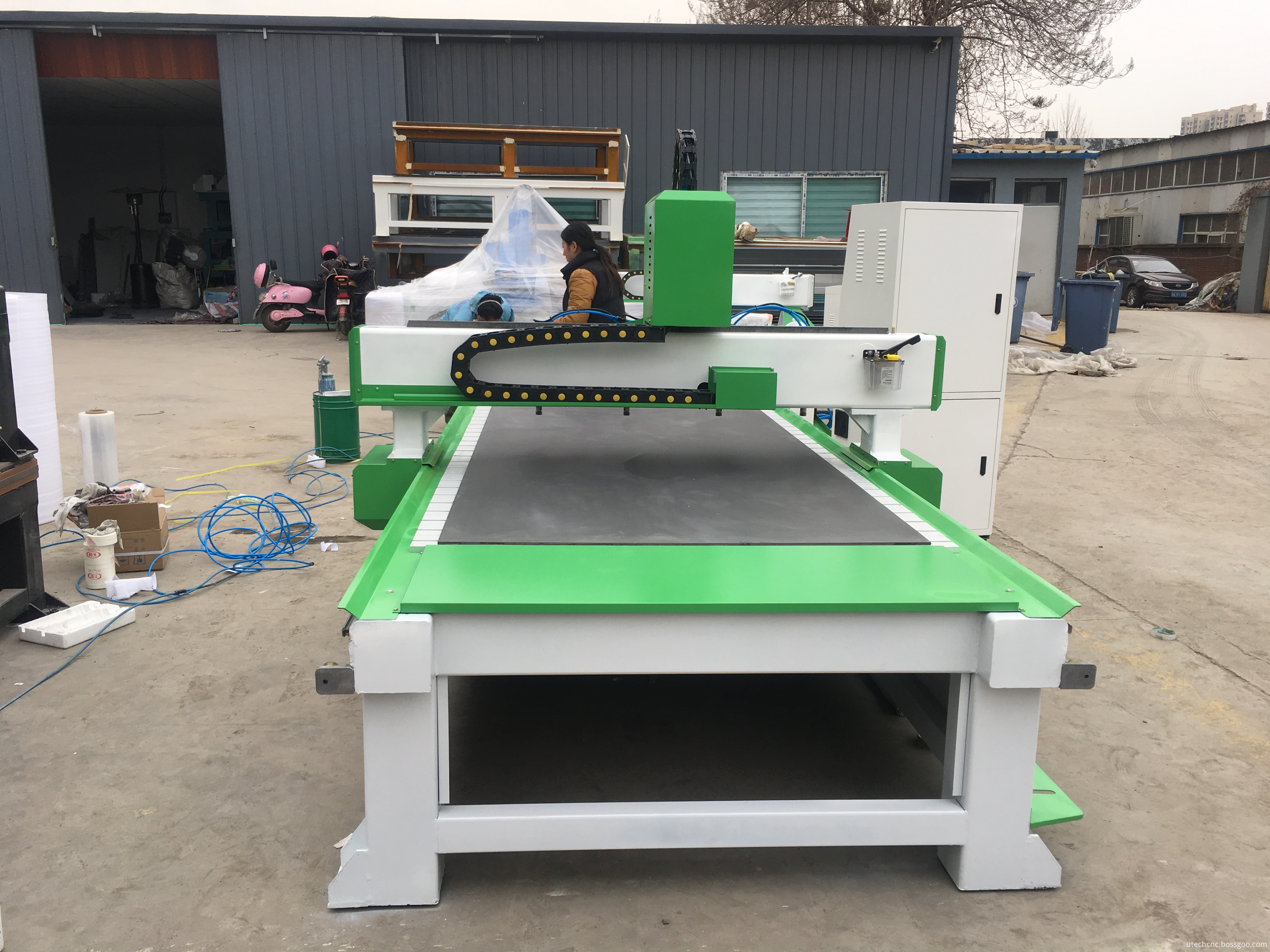 woodworking cnc router with rotary