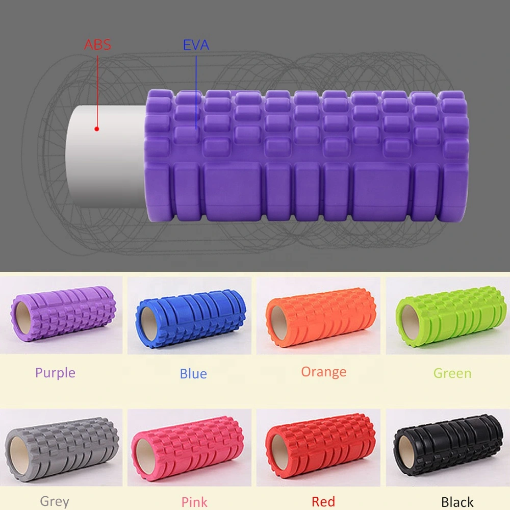Custom Peanut High Density Electric Collapsible Vibrating Grid Cork EVA Yoga Foam Roller