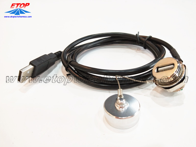 USB2.0 إلى USB أنثى نوع جبل لوحة