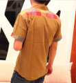 Chemise manches courtes carreaux de Shipping masculin 2015 mode de libre