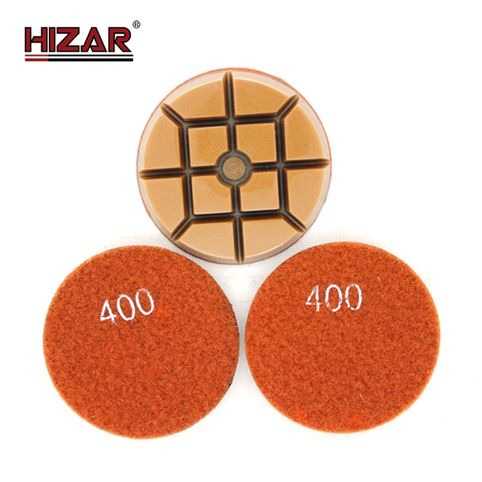 4-Inch Diamond Polishing Tools Hand Polishing Pads,sponge polishing pad Wet Round