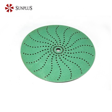 Hook And Loop Green Film Sandpaper Discs