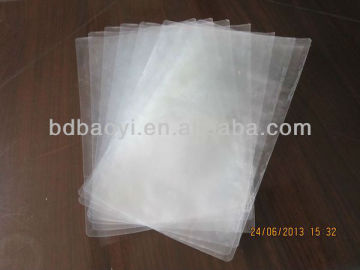 Clear Plastic Three Side Seal Bag