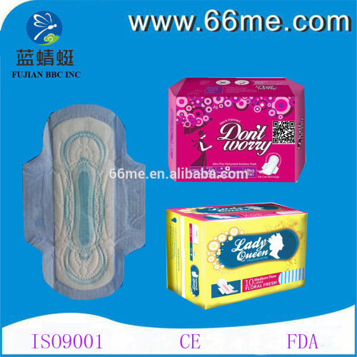 don't worry Silk and cotton ultra thin disposable anion menstrual sanitary napkin