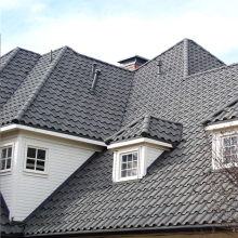 Versatile Stone Coated Metal Roof Tile: Bond Stone Roman Coated Steel Roofing Tile