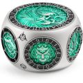 Dual D20 8-in-1 Spinner Metal Dice, Hexagonal Spinning D&D Monster Themed Dice Set for TTRPG Dungeons and Dragons,Dungeon Master