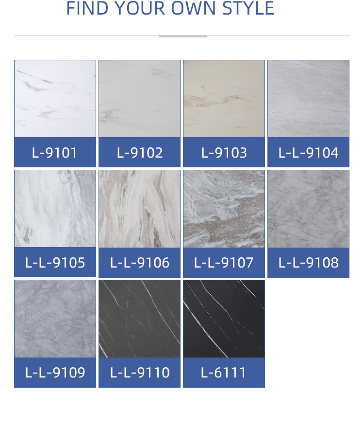 Decoration For Home Removable Self Adhesive Marble Film Interior Decoration Wall Paneling