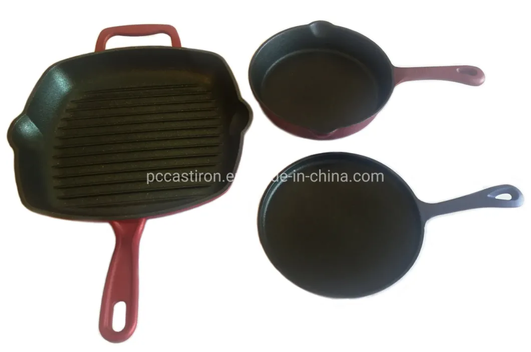 6'' Pure Non-Stick Cast Iron Frypan Factories From China