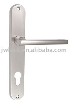 Zinc lock plate and handle 85 S-011