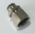 Luft-Fluid Kvinna Bulkhead Tryck in Fittings