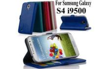 Custom Made Leather Samsung Galaxy S4 Phone Cases , Wallet