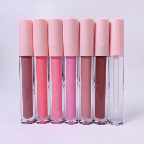 grossist makeup vegan flytande organisk rosa leverantör lipgloss