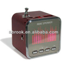 Metal case mini digital mp3 speaker portable