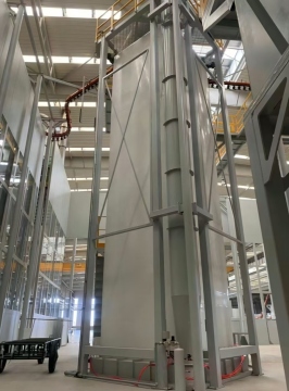 High Technology Vertical powder coating lines
