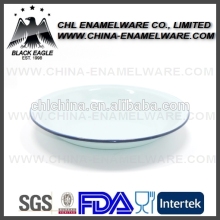 Green color enamel plate China supplier