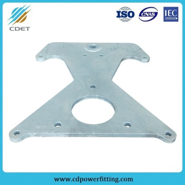 Power Line Fitting HDG Steel Towing Plate