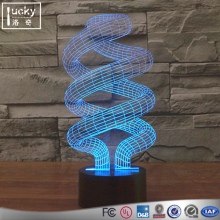 Night Tabletop Light, Acrylic 3D night light with mutil color