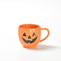 Halloween Kürbis Cappuccino Kaffee Keramik -Espresso -Tasse