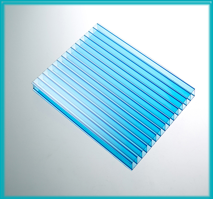 4mm 6mm 8mm double wall hollow products polycarbonate sheet