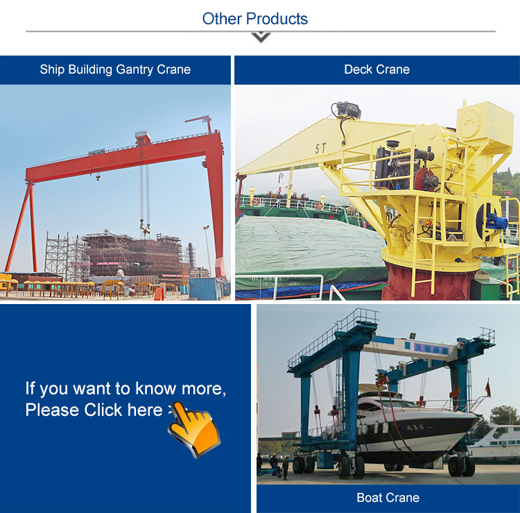 floating boat Yacht Lifting Gantry Crane