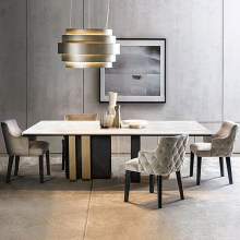 Nordic Light Luxury Scratch-Resistant Rectangular Dining Table