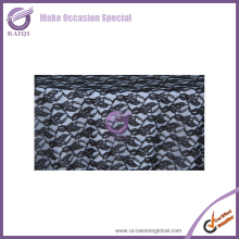 Wholesale Cheap Disposable Round Vintage Luxury Black Lace Tablecloths For Weddings Reception Sale