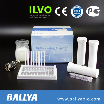 ILVO Beta-lactam rapid antibiotics residues Test (milk)/Antibiotic test kit milk