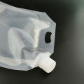 1L 3L 5L 10L transparent plastic standing spout-bag