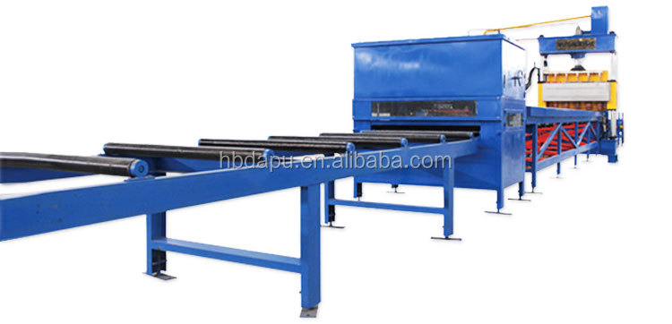 Steel grating making machine for drainage channel