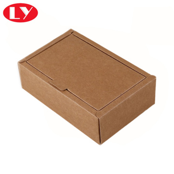 Kraft type paper box for products packaging