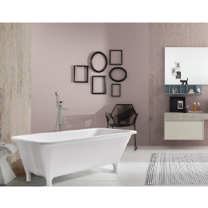 Vasca da bagno freestanding in acrilico puro per bagno