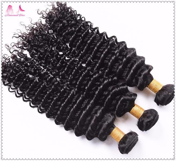 Brazilian wholesale raw weave bundles human hair pieces for black women virgin deep wave