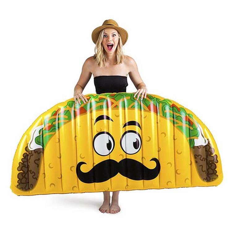 Burrito inflável personalizado Sr. Burrito Pool Float