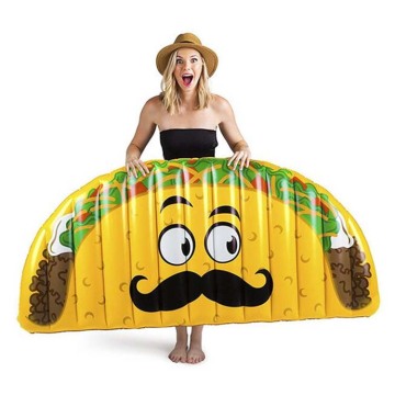 कस्टम प्लास्टिक inflatable burrito श्री burrito पूल फ्लोट