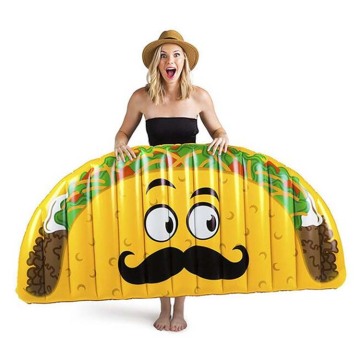 Aangepaste plastic opblaasbare burrito Mr. Burrito Pool Float