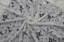 High Quanlity Nylon Flower Pattern Lace Fabric