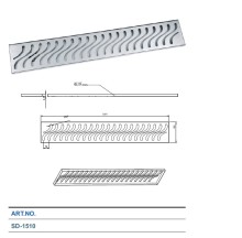 Linear Bathroom Drainage Gratings (SD-1510)