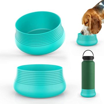 Protective Silicone Flex Boot Travel Pet Bowl