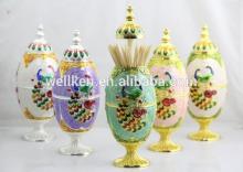 pewter toothpick holders