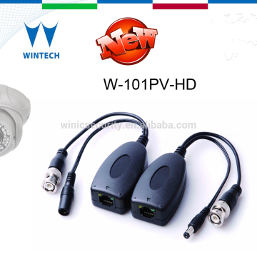 Outdoor camera HD video balun video power connectors