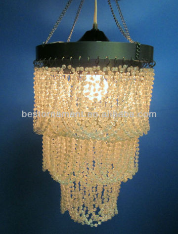 IRIDESCENT BEADED CHANDELIER